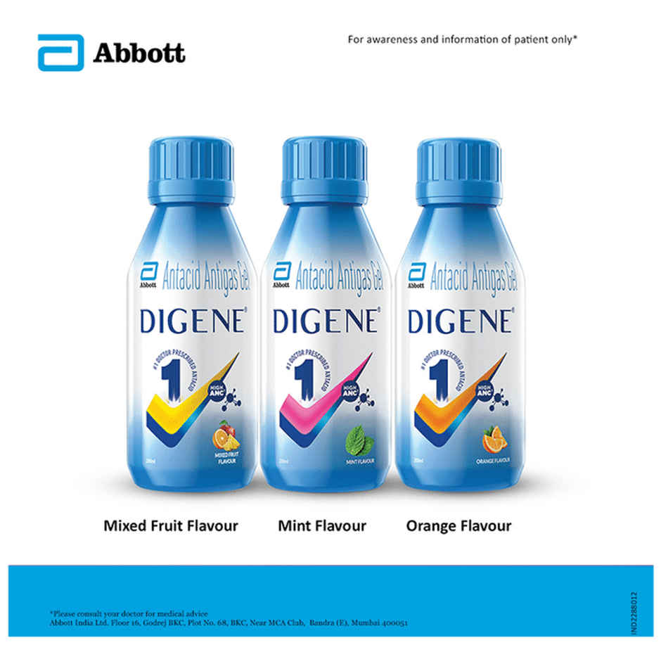 Digene Mint Flavour Sugar Free Gel