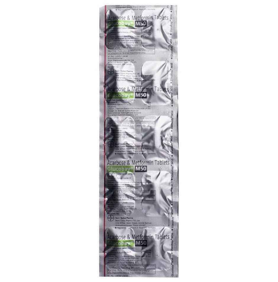 Glucobay M50 Tablet
