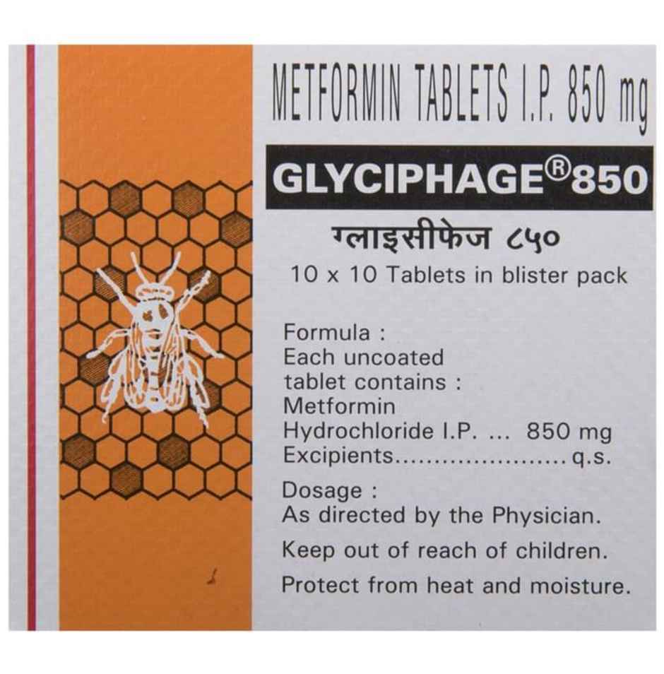 Glyciphage 850 Tablet