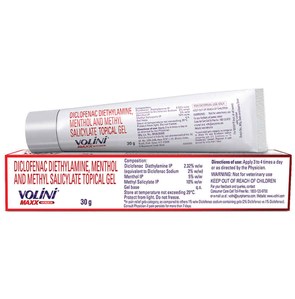 Volini Maxx Pain Relief Gel 30g