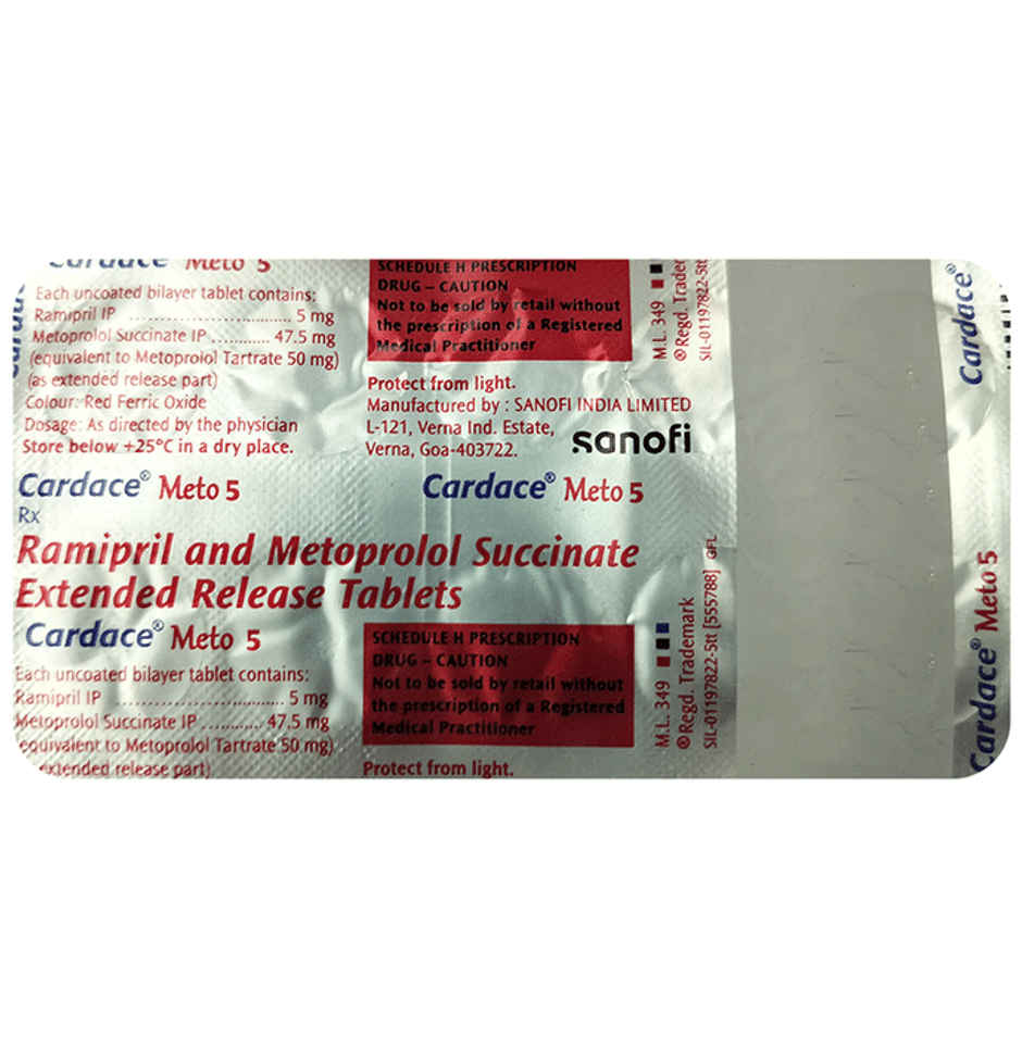 Cardace Meto 5 Tablet ER
