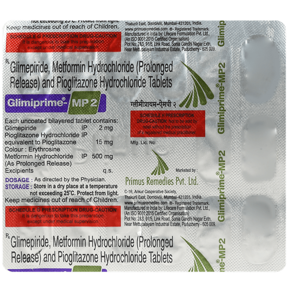 Glimiprime-MP2 Tablet PR