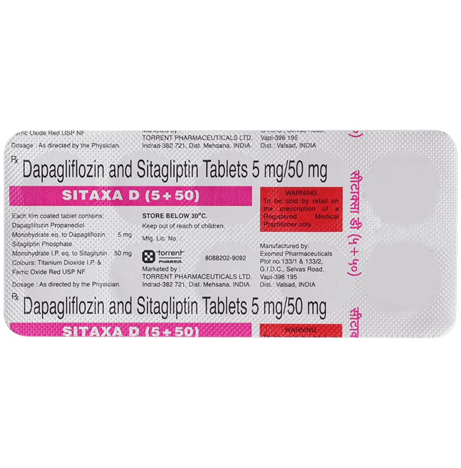 Sitaxa D 5+50 Tablet