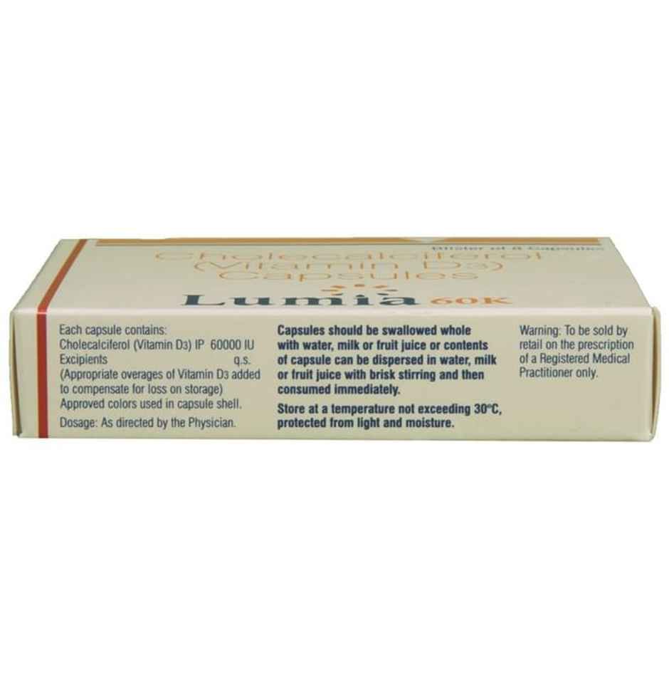 Lumia 60K Vitamin D3 Capsule