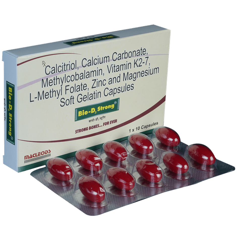 Bio D3 Strong Soft Gelatin Capsule