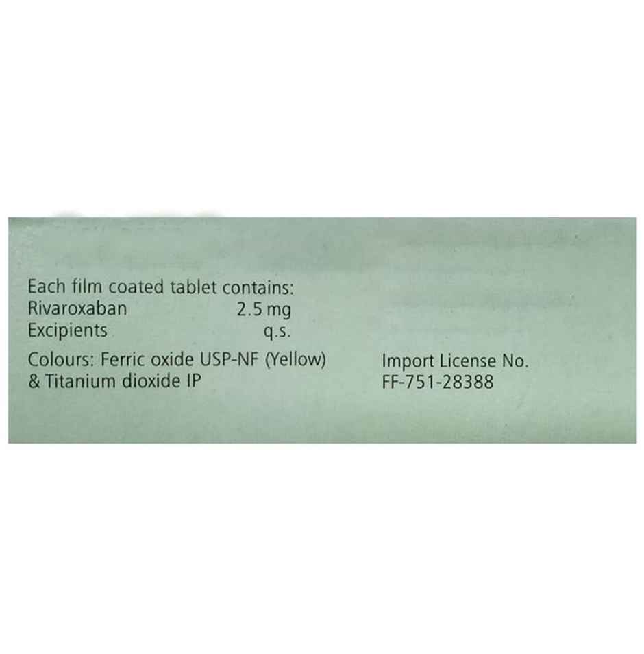 Xarelto 2.5Mg Tablet