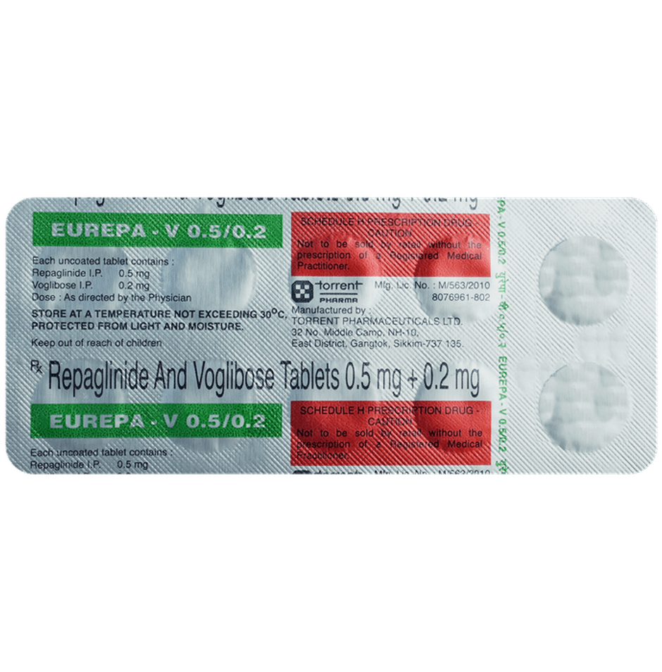 Eurepa-V 0.5/0.2 Tablet