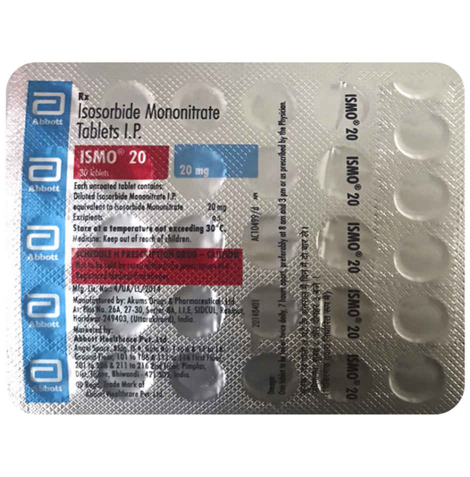 Ismo 20 Tablet