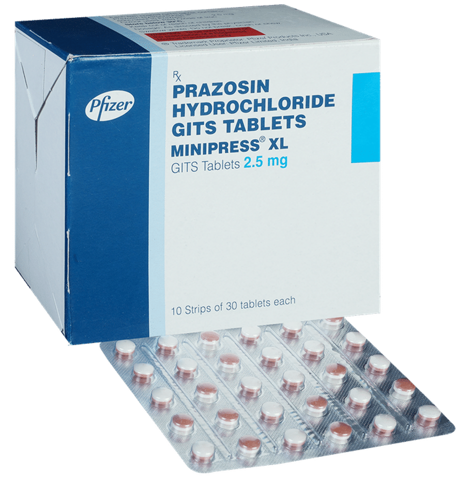 Minipress XL 2.5mg Tablet
