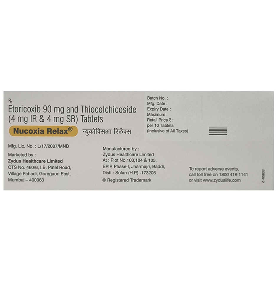 Nucoxia Relax Tablet