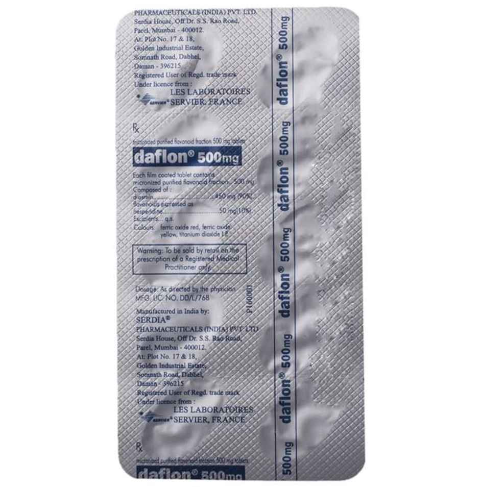 Daflon 500mg Tablet