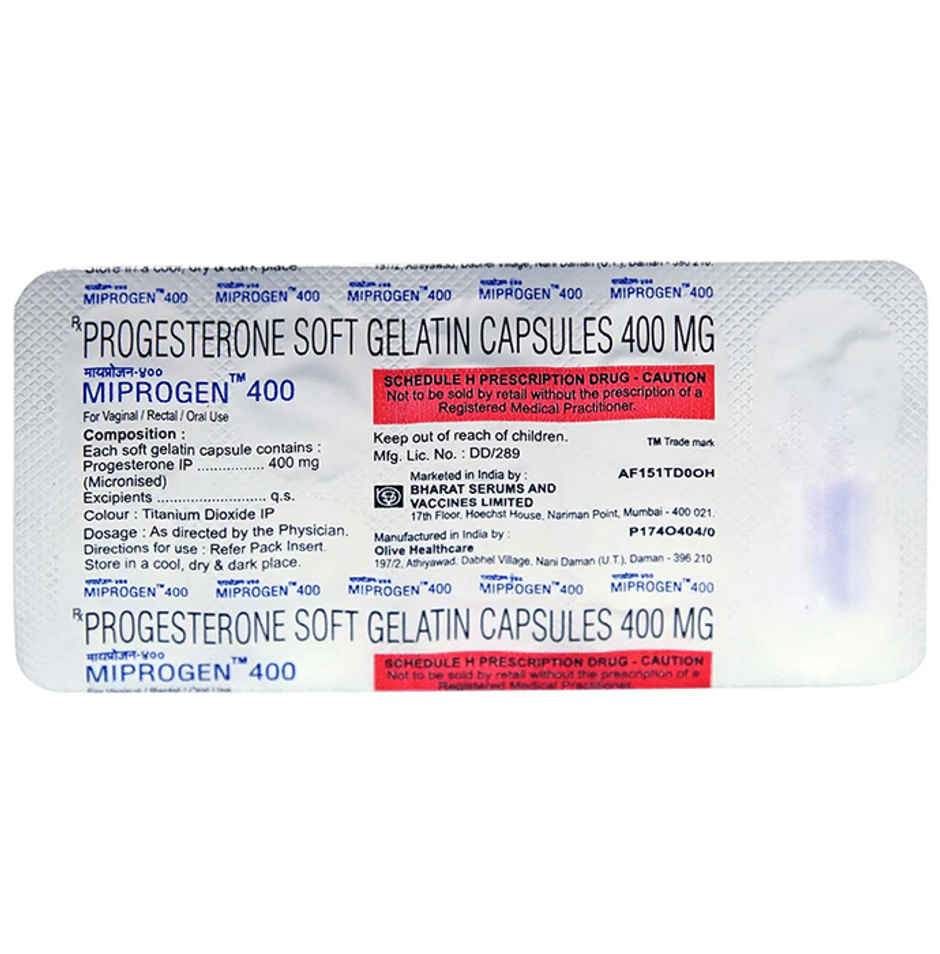 Miprogen 400 Soft Gelatin Capsule