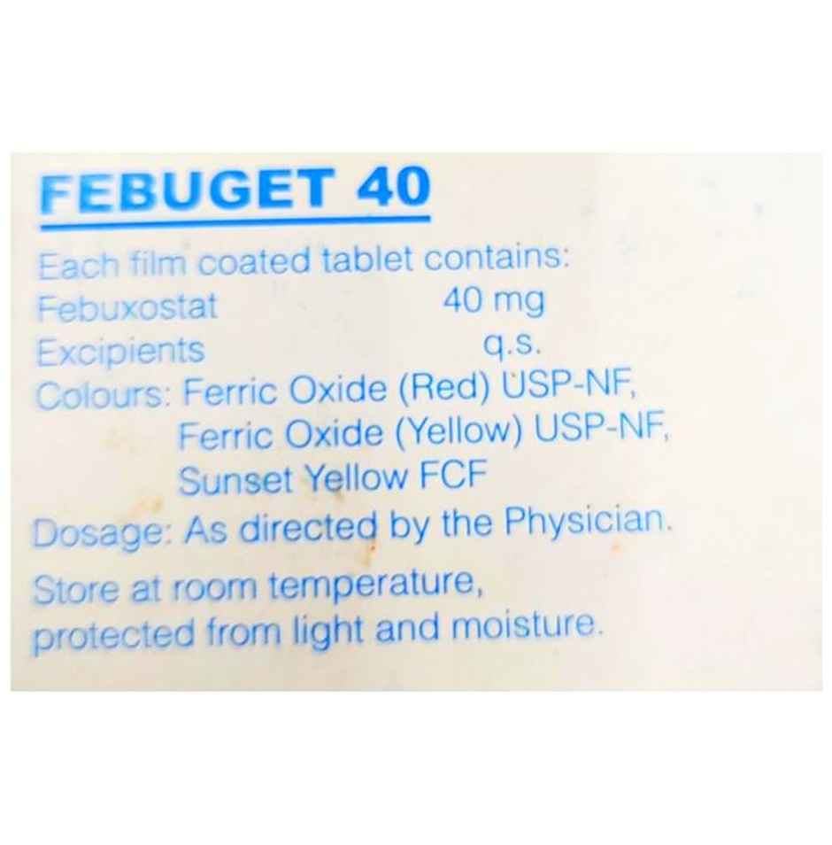 Febuget 40 Tablet
