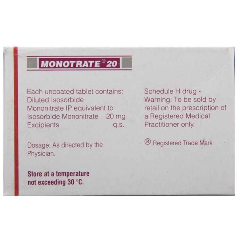 Monotrate 20 Tablet