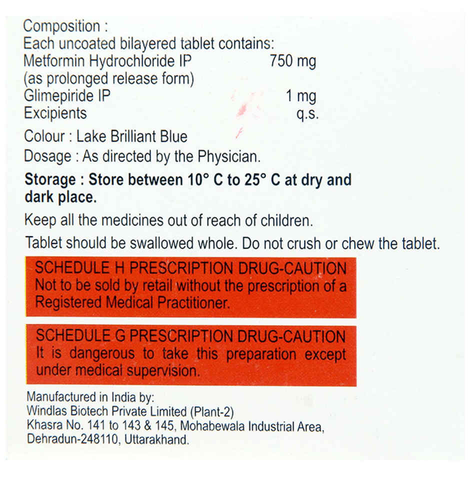 Glimisave M1 750 Tablet PR