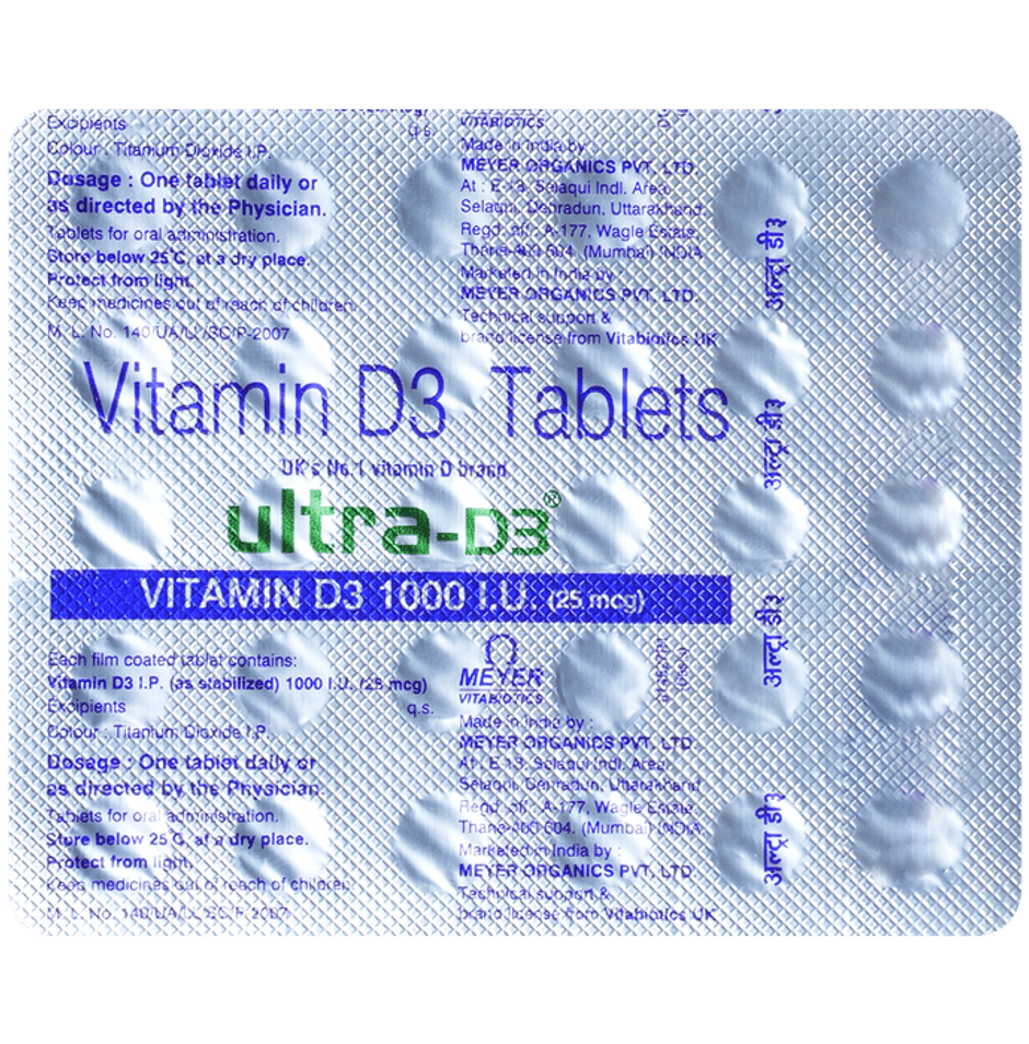 Ultra-D3 1K IU Tablet
