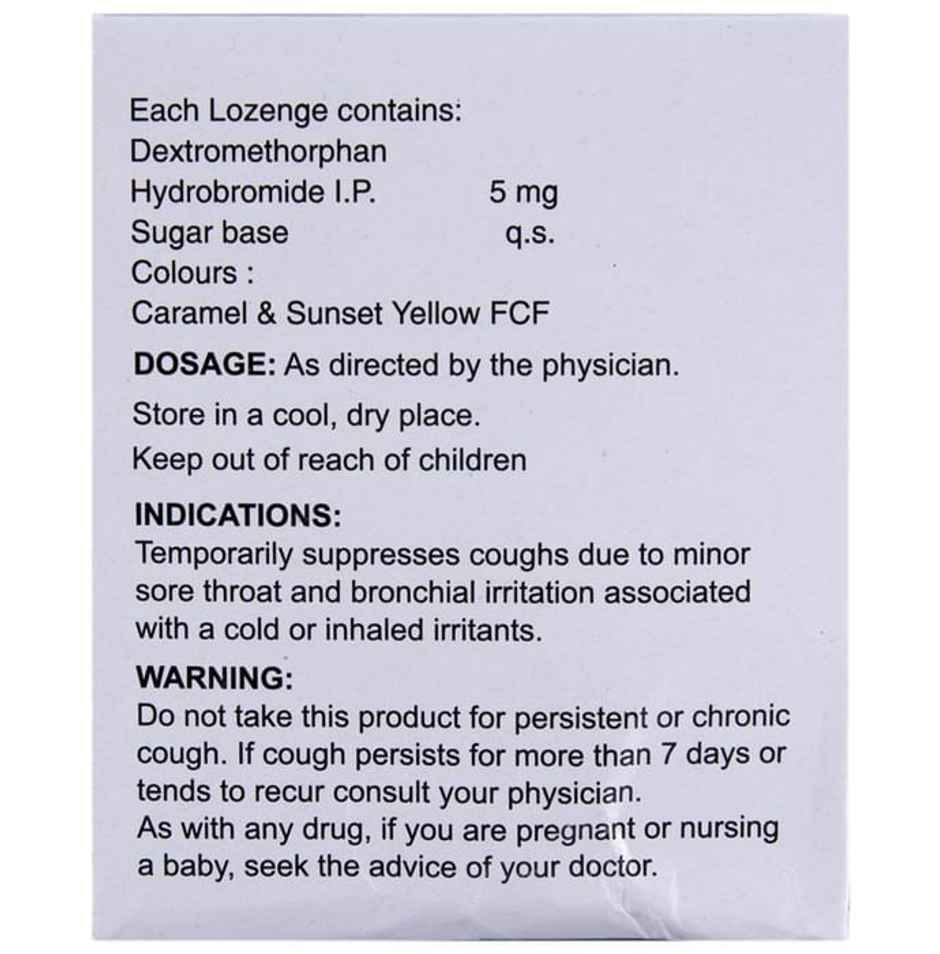 Alex Cough Ginger-Lemon Flavour Lozenges