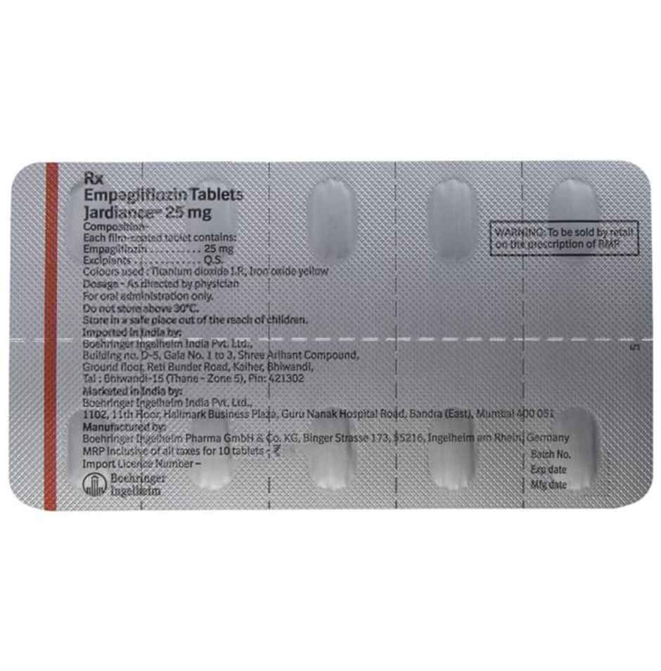 Jardiance 25mg Tablet