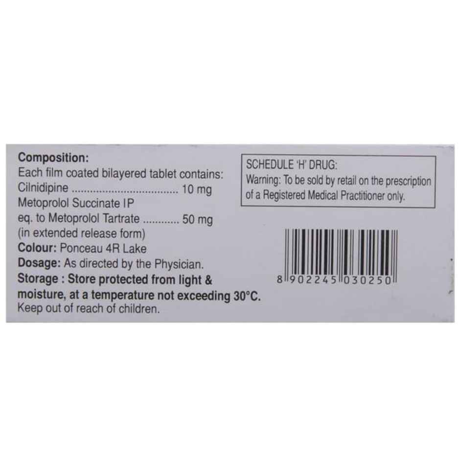 Cilacar-M 10/50 Tablet ER