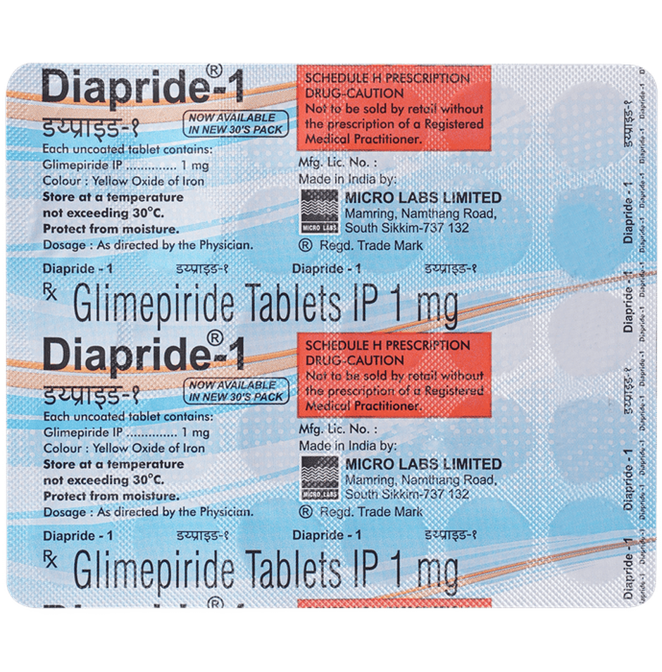 Diapride-1 Tablet