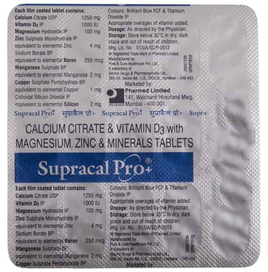 Supracal Pro+ Tablet