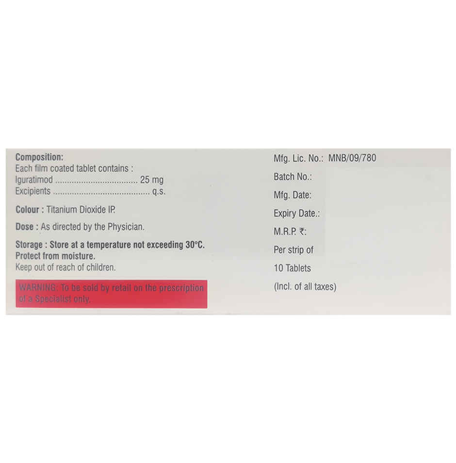 Iguvic 25mg Tablet