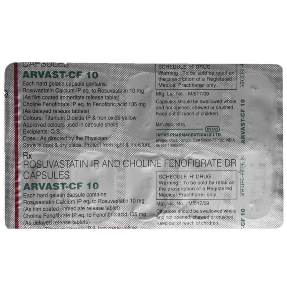 Arvast-CF 10 Capsule DR