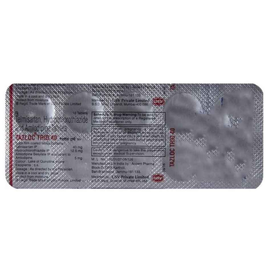 Tazloc Trio 40 Tablet