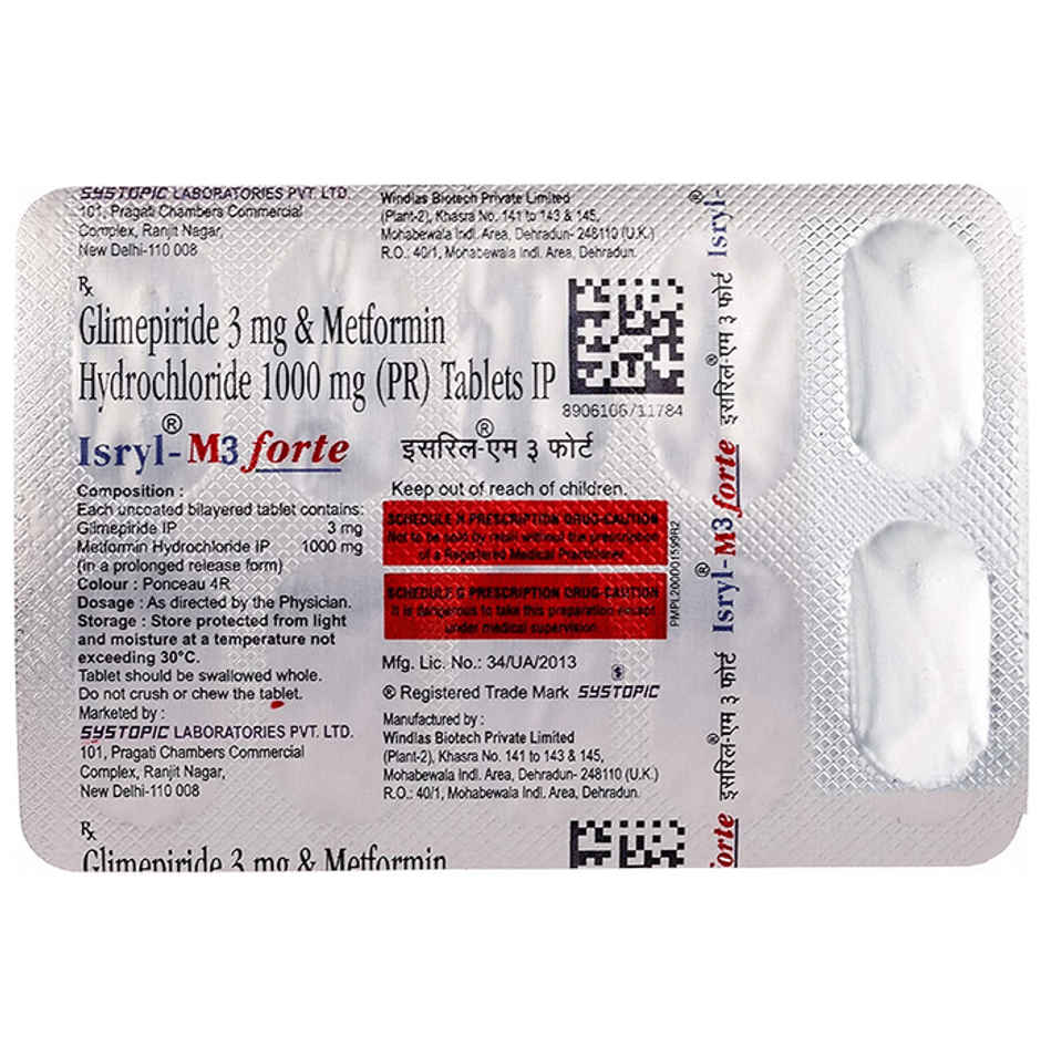 Isryl-M3 Forte Tablet PR