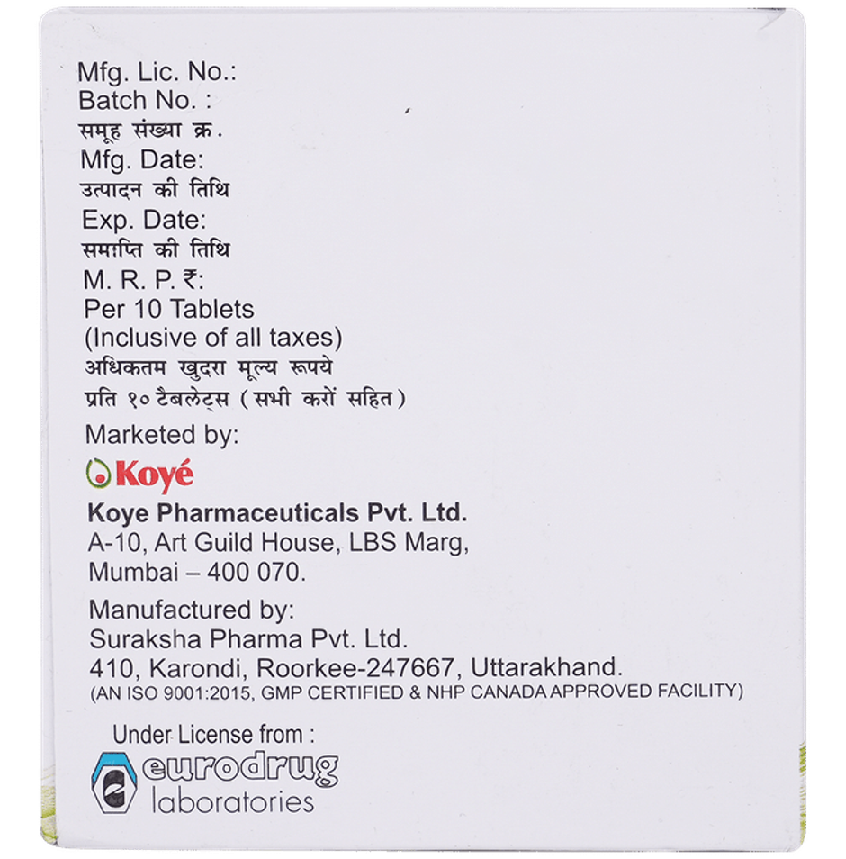 Spirodin-650 Tablet MR