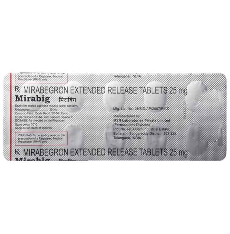 Mirabig 50mg Tablet ER