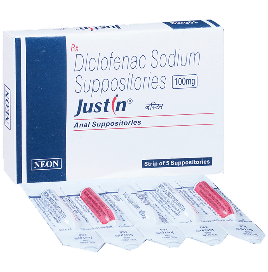 Justin 100mg Anal Suppository