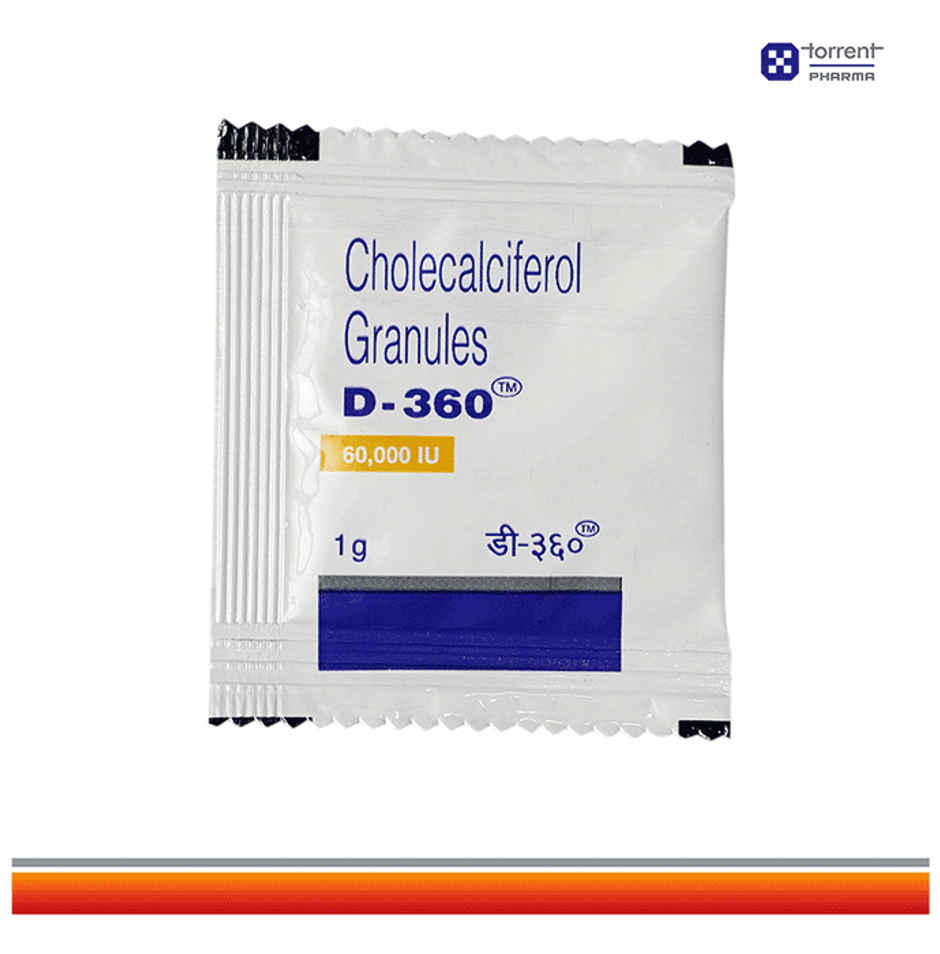 D-360 60000IU Vitamin D3 Granules