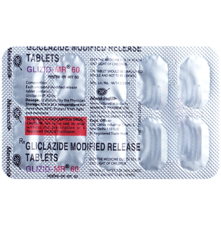 Glizid-MR 60 Tablet PR