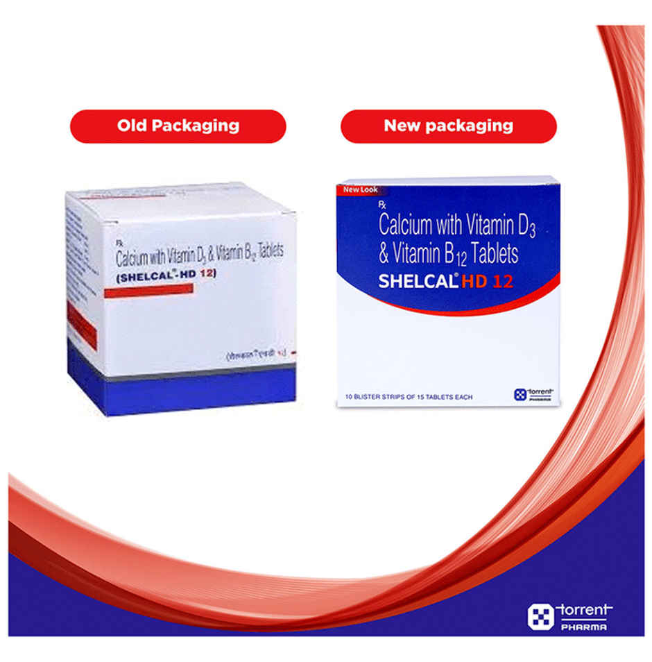 Shelcal HD 12 Vitamin(D3) Tablet