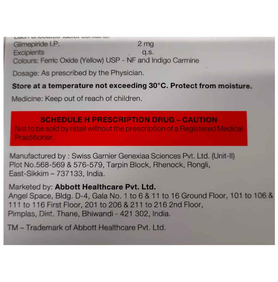 Glimer 2 Tablet