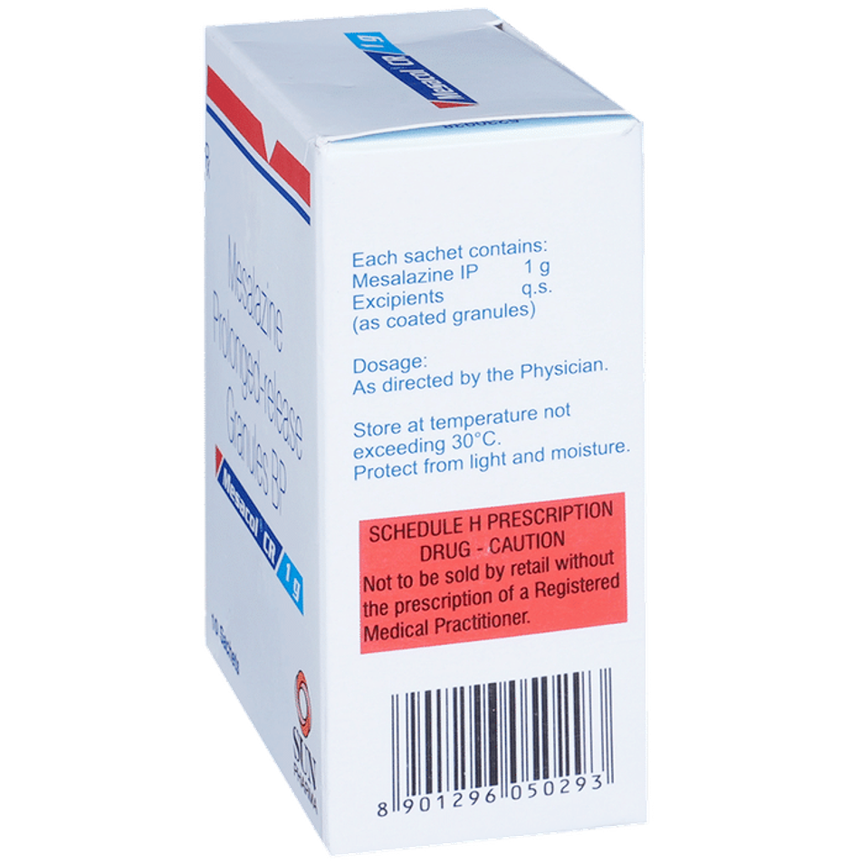 Mesacol CR 1g Granules PR