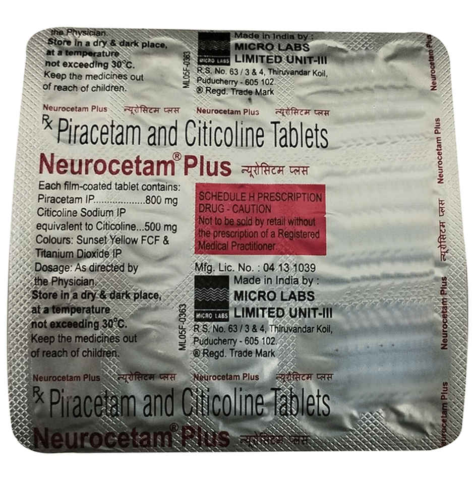 Neurocetam Plus Tablet