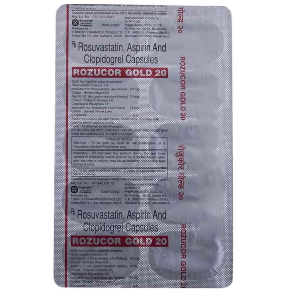 Rozucor Gold 20 Capsule