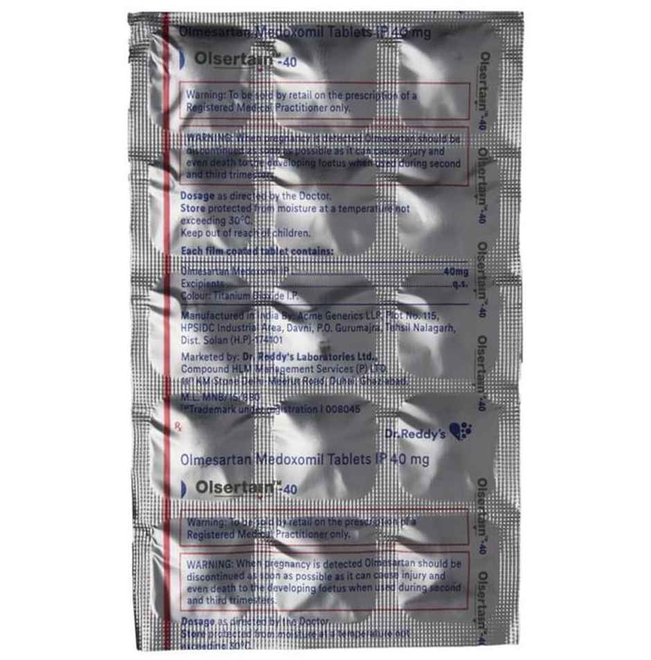Olsertain-40 Tablet