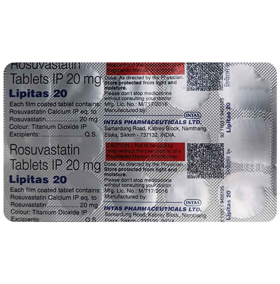 Lipitas 20 Tablet