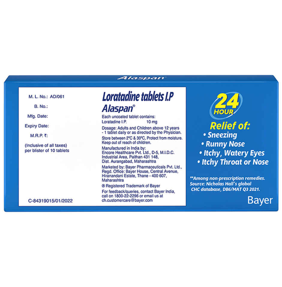 Alaspan Non-Drowsy Tablet