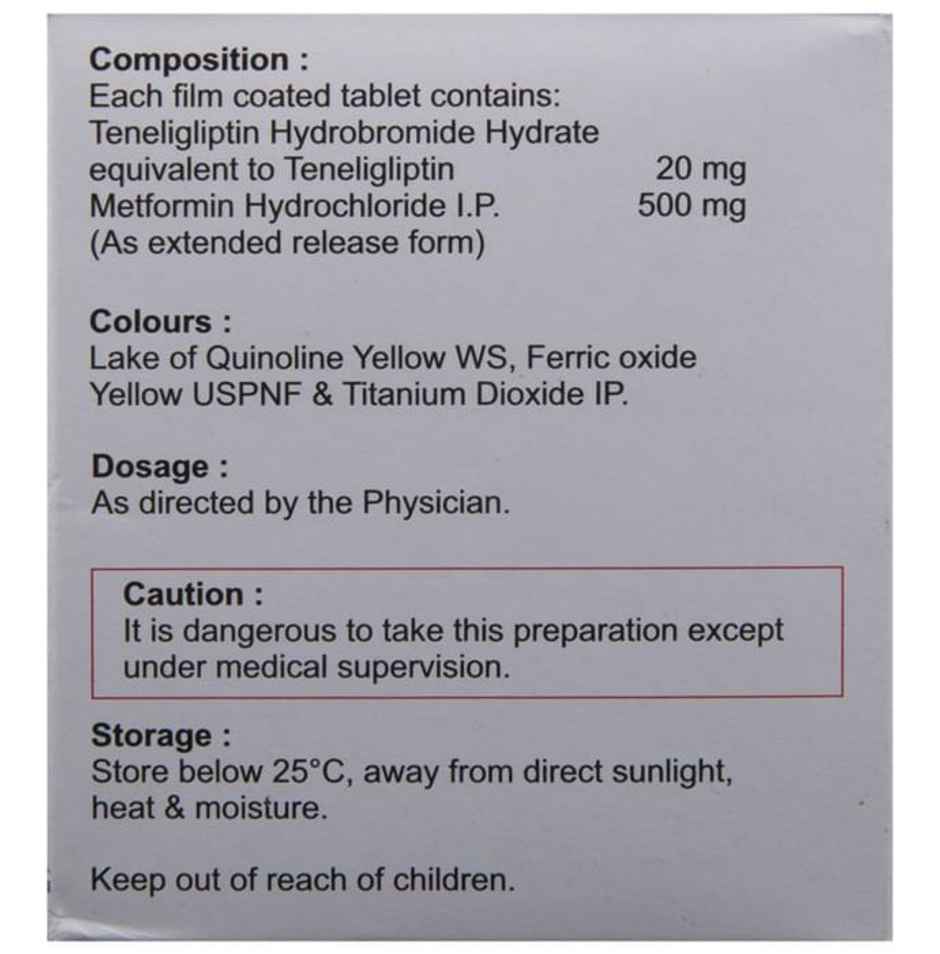 Tiban M 20/500mg Tablet ER