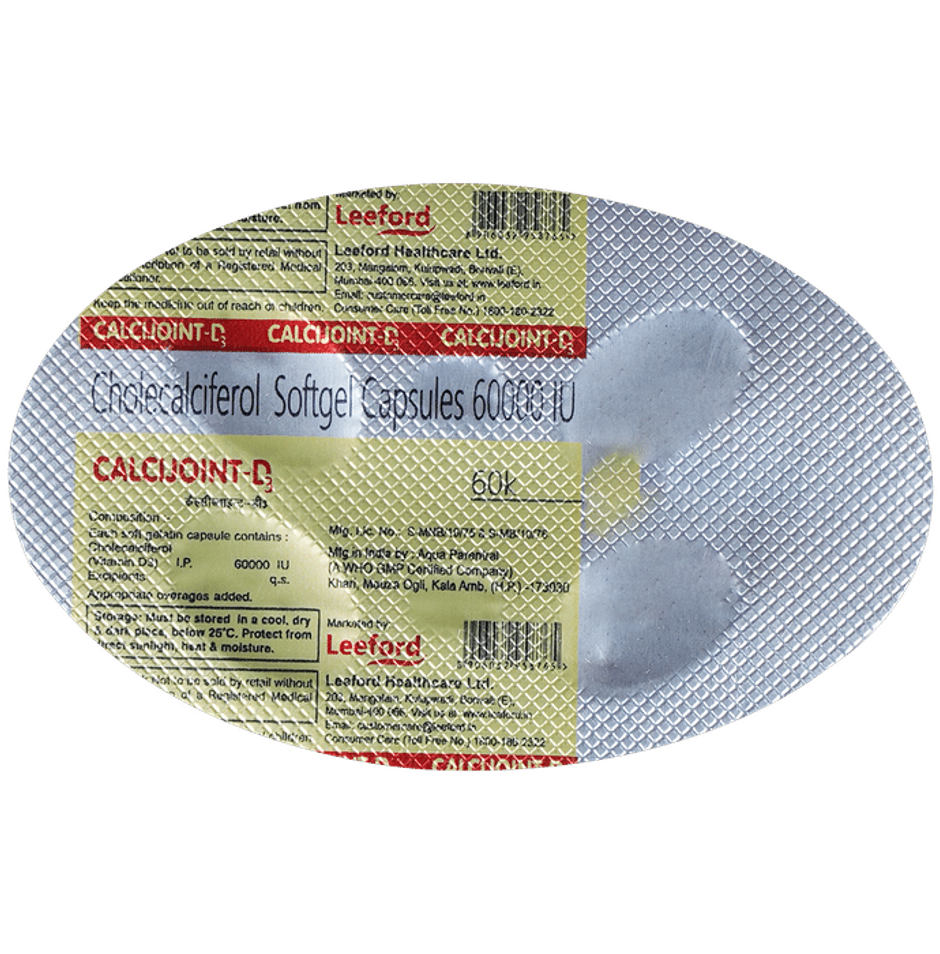 Calcijoint-D3 Vitamin D3 Softgel Capsule
