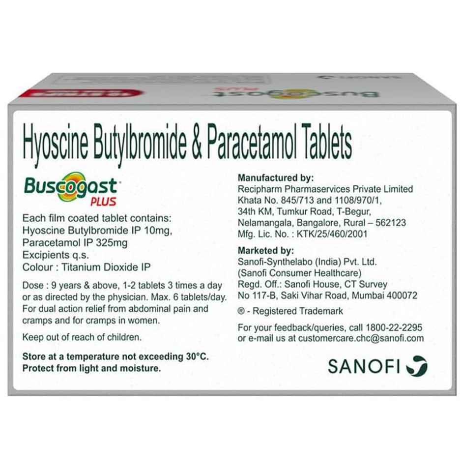 Buscogast Plus Tablet