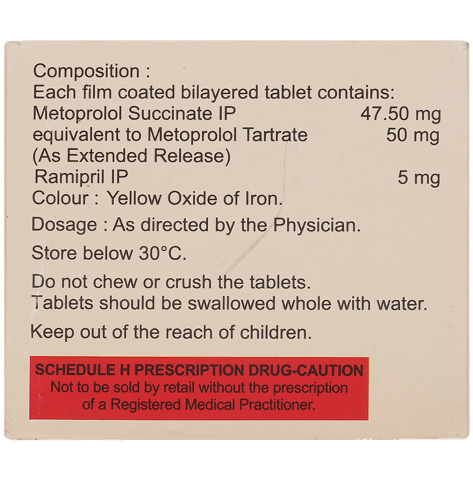 Met Xl R 50/5 Tablet ER