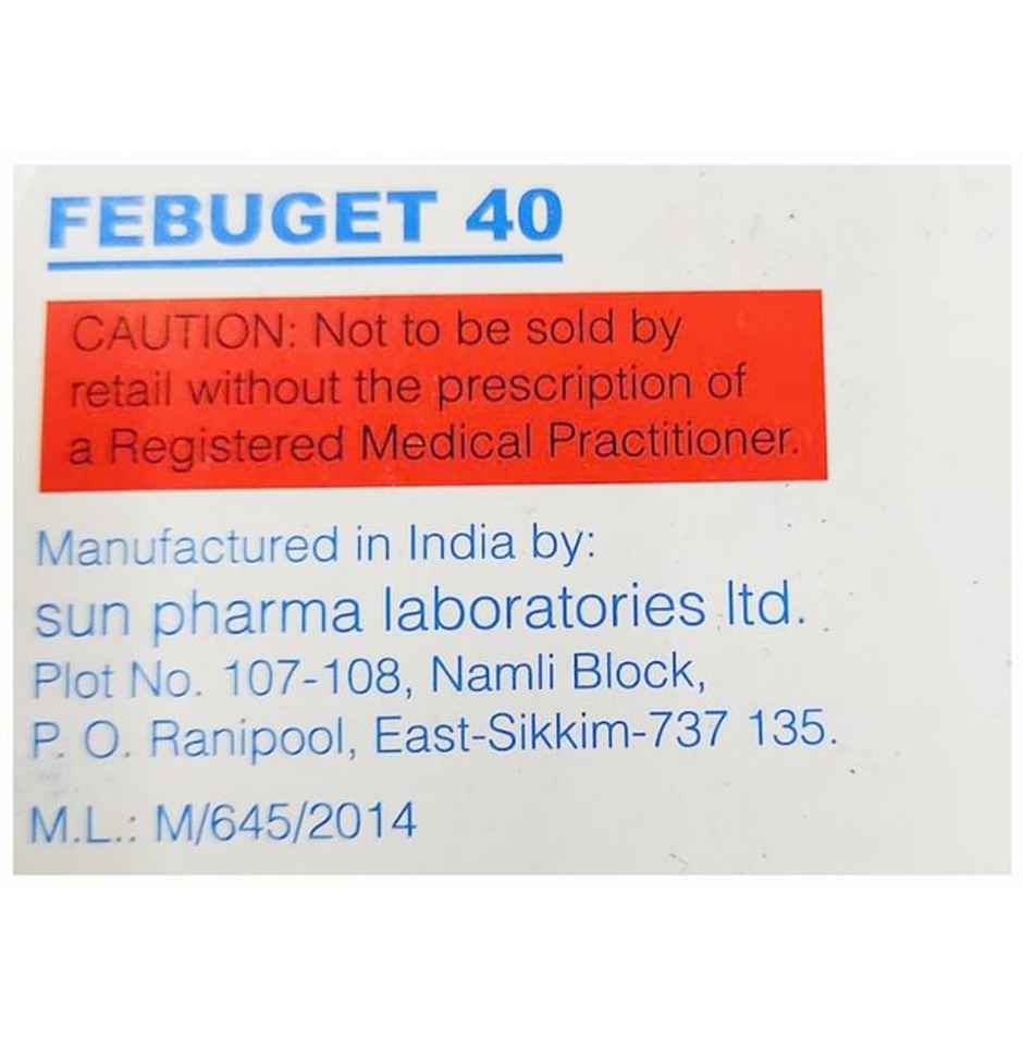 Febuget 40 Tablet