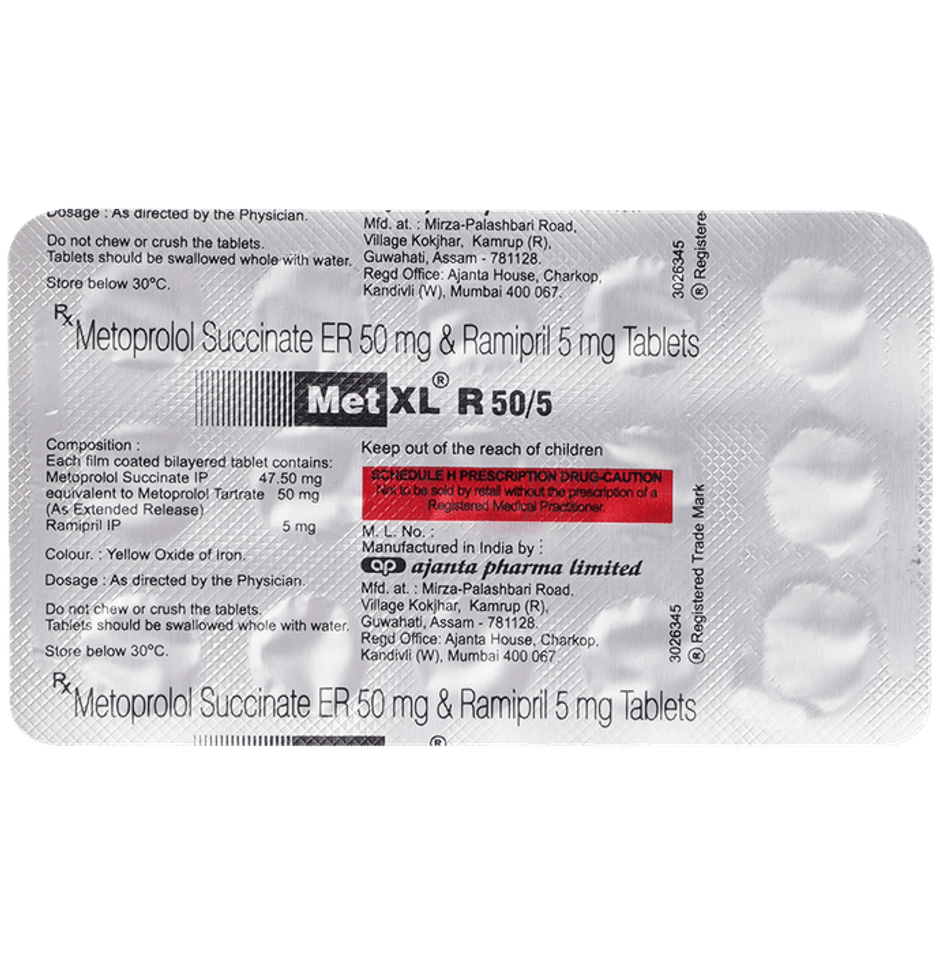 Met Xl R 50/5 Tablet ER