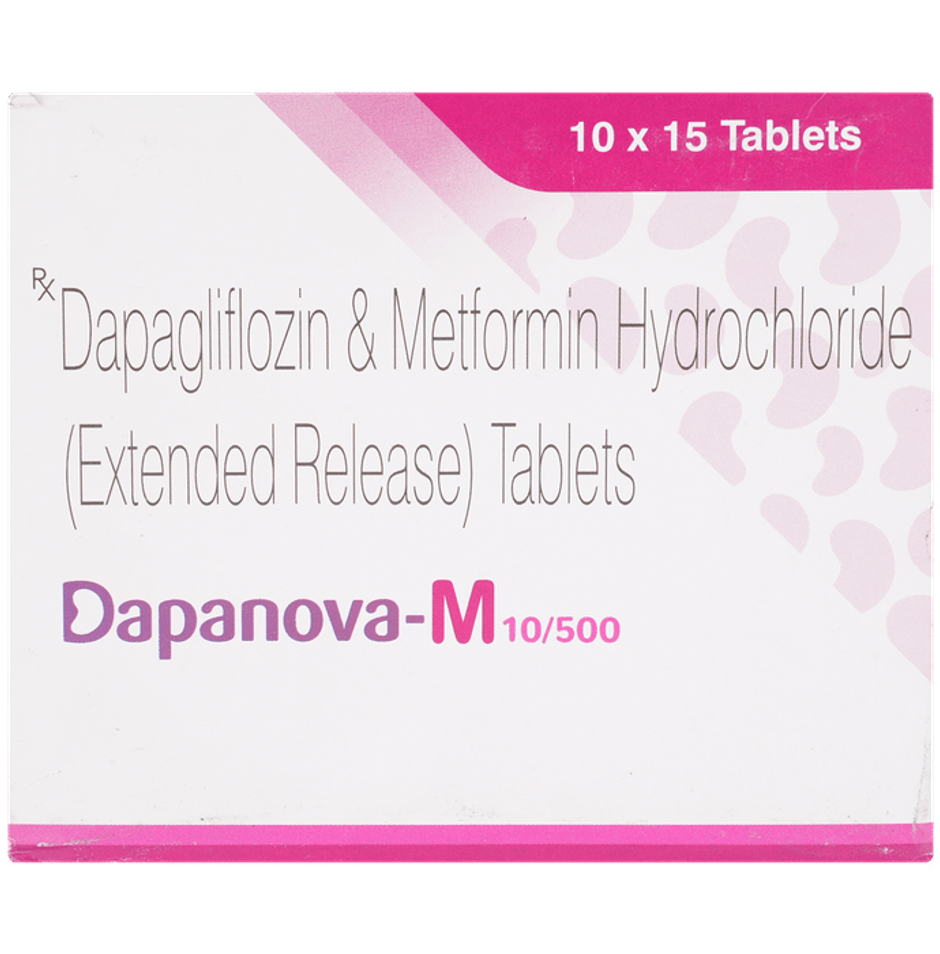 Dapanova-M 10/500 Tablet