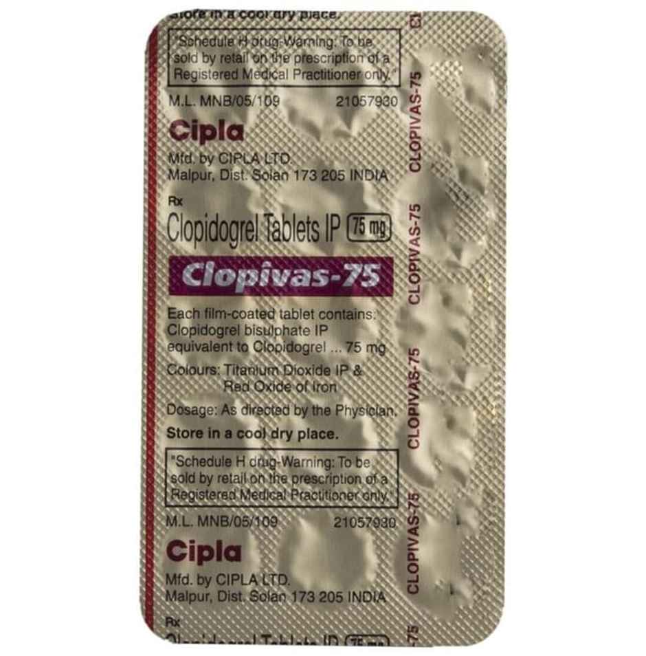 Clopivas-75 Tablet
